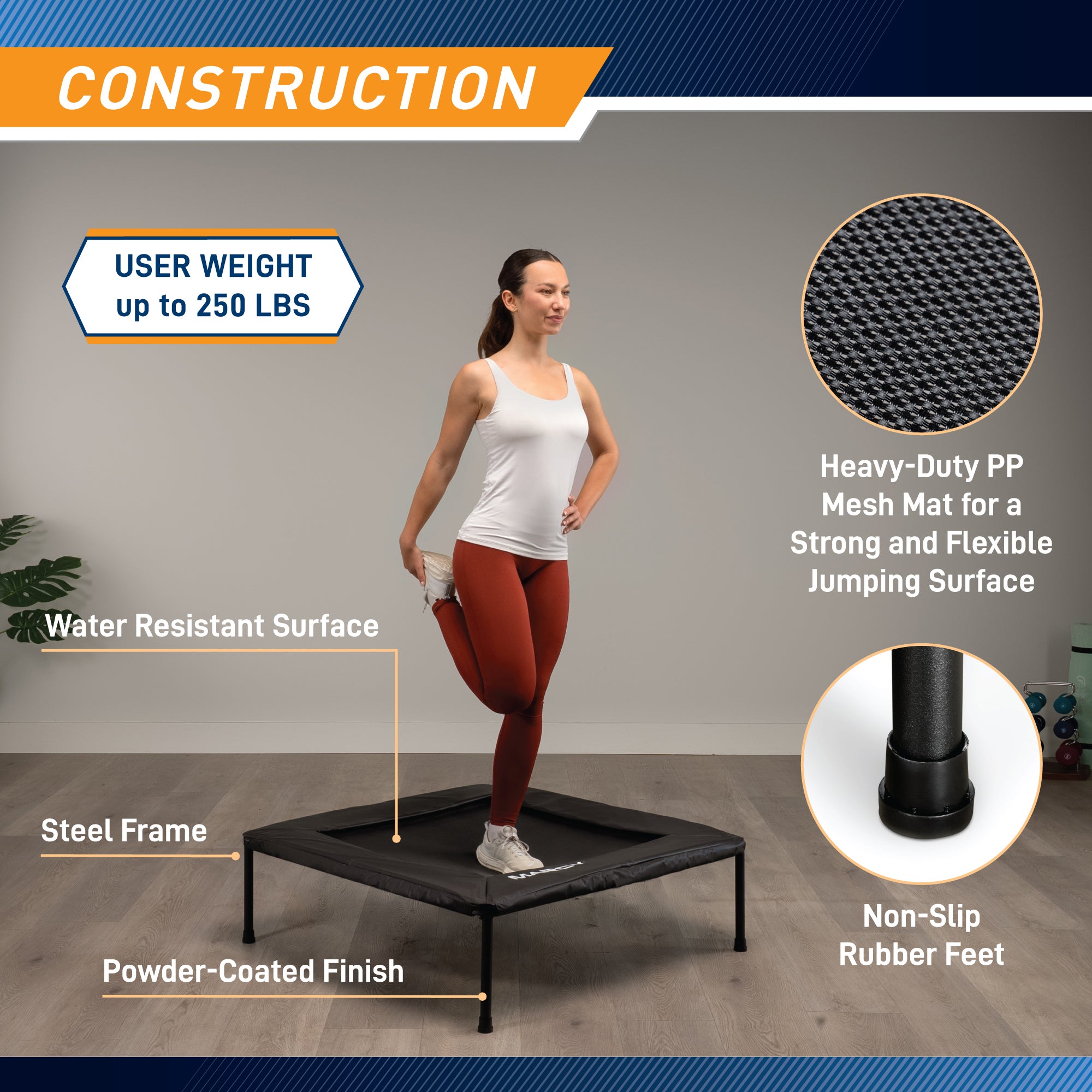 marcy-tpl-42sq-trampolin-100-cm-faltbar-eckig image 7