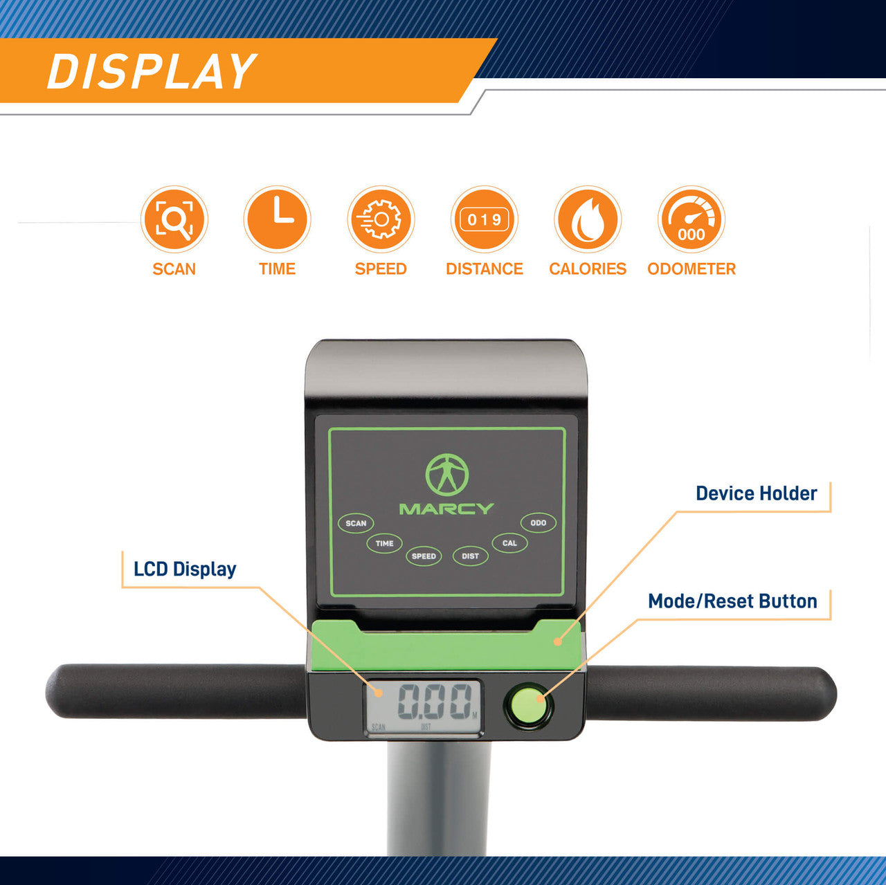 marcy-cardio-ns-1206r-liegeergometer-magnetbremse-sitz image 4