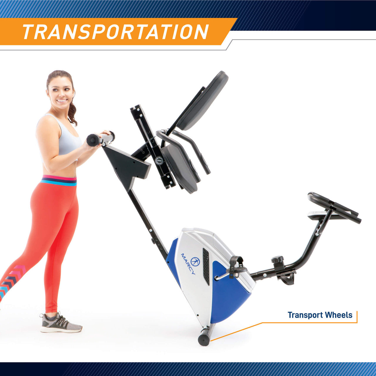 marcy-me-1019r-liegeergometer-magnet-recumbent-bike image 5
