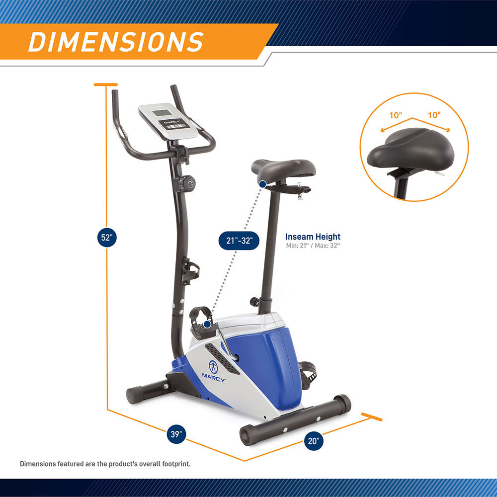 marcy-me-1016u-heimtrainer-magnetisch-klappbar-mit-lcd image 2