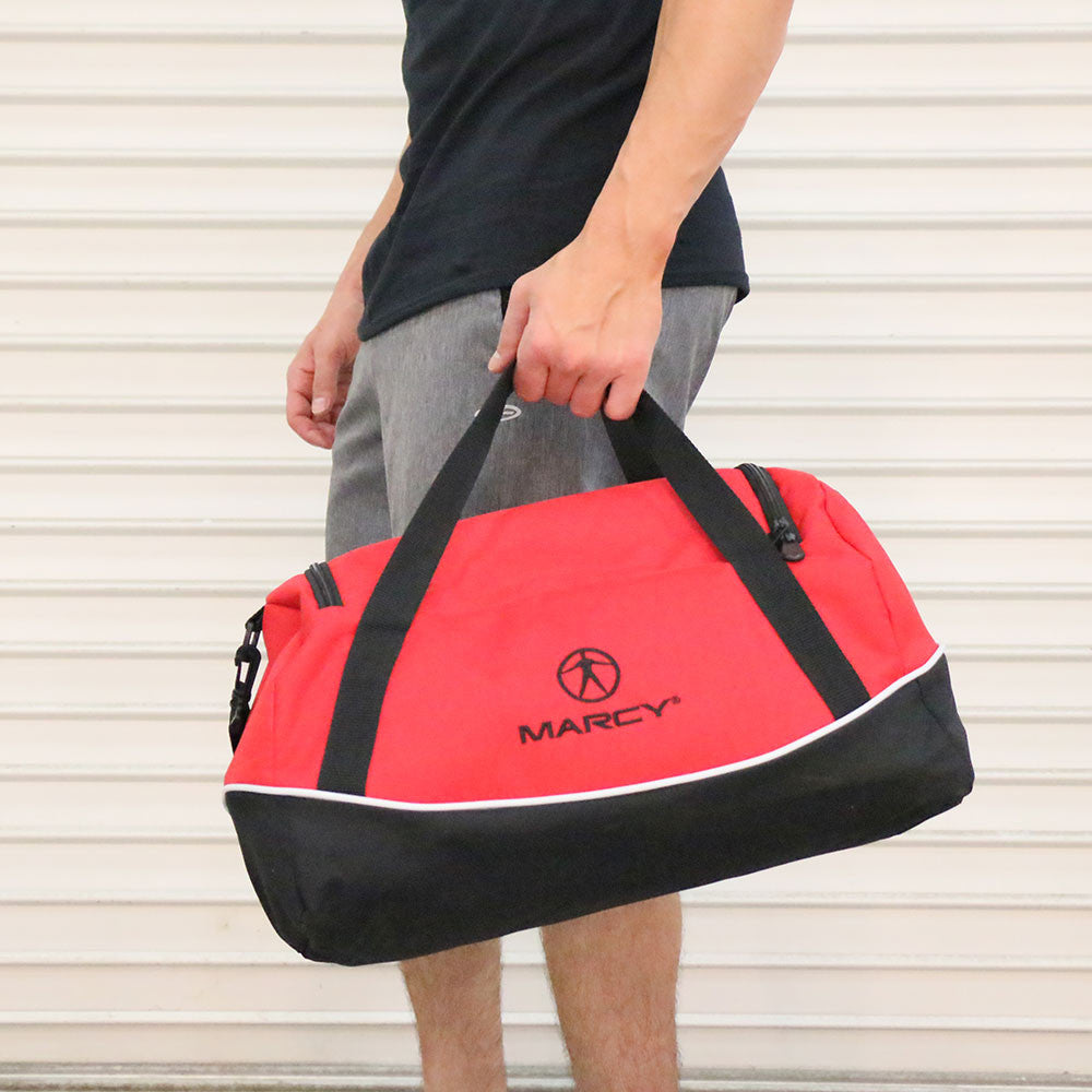 marcy-gym-duffel-bag-sporttasche-reisetasche-rot-18-zoll image 2