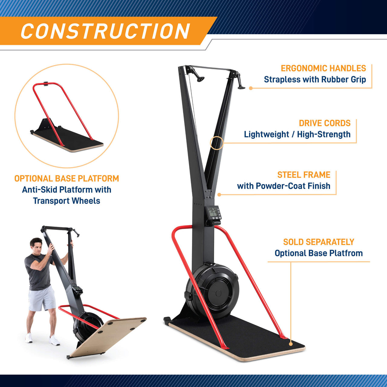 marcy-ns-0357-ski-skitrainer-wand-ganzk-rper-cardio image 7