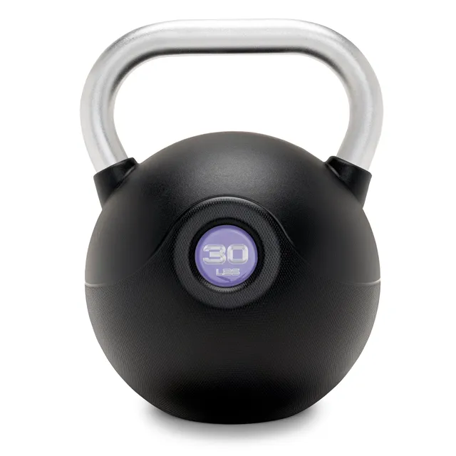 marcy-mckb-030-kettlebell-30-lbs-lila-pu-chromgriff image 1