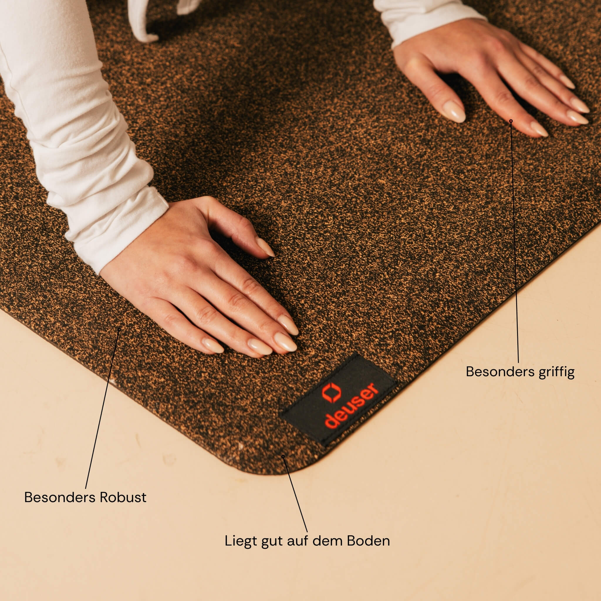 deuser-physio-band-rolle-matte-hybrid-yogamatte-rutschfest image 2