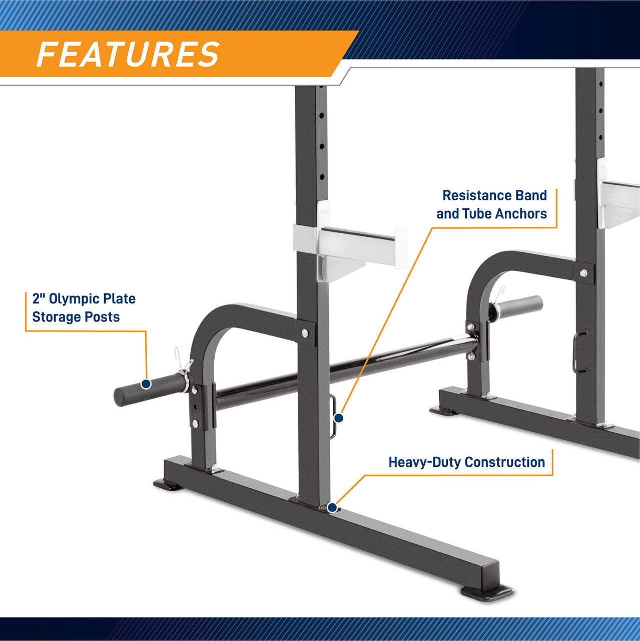 marcy-sm-8117-squat-rack-power-rack-mit-klimmzugstange image 5