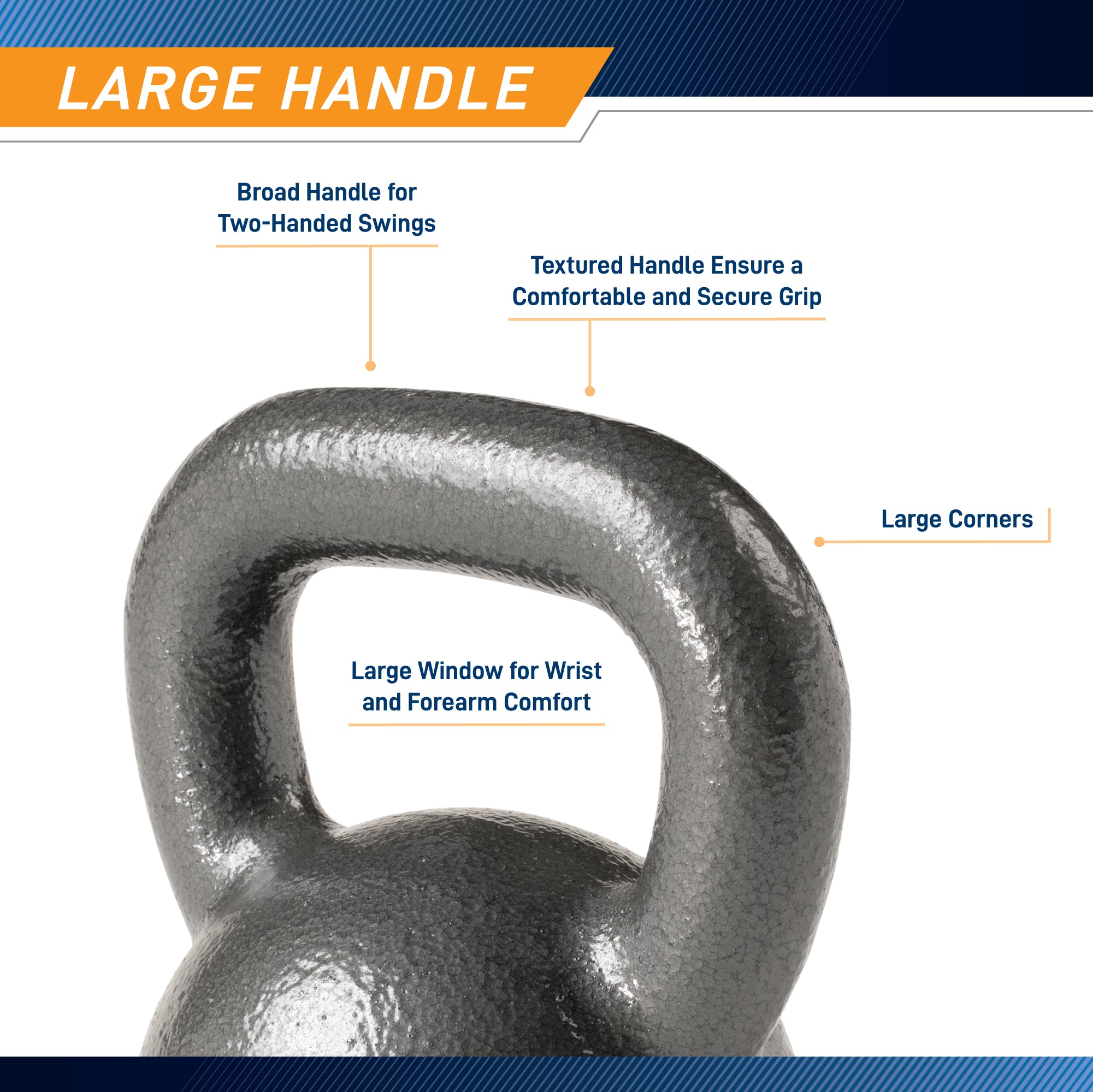 marcy-hkb-035-kettlebell-35-lbs-gusseisen-hammertone image 3