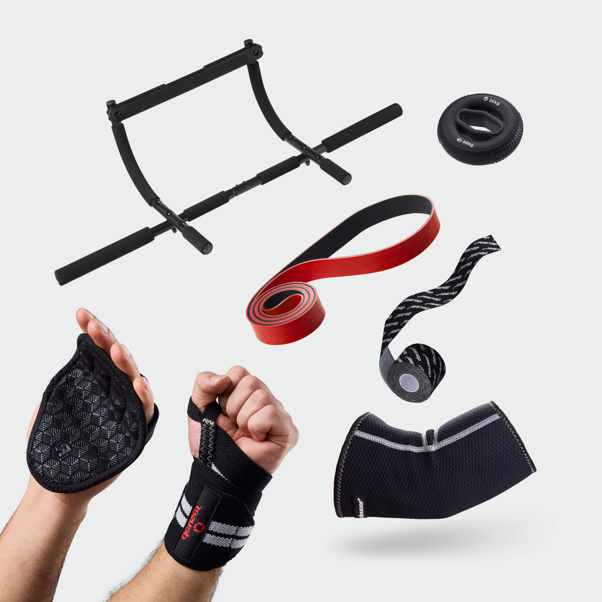 deuser-deuser-band-weighted-calisthenics-set-mit-bandage image 1
