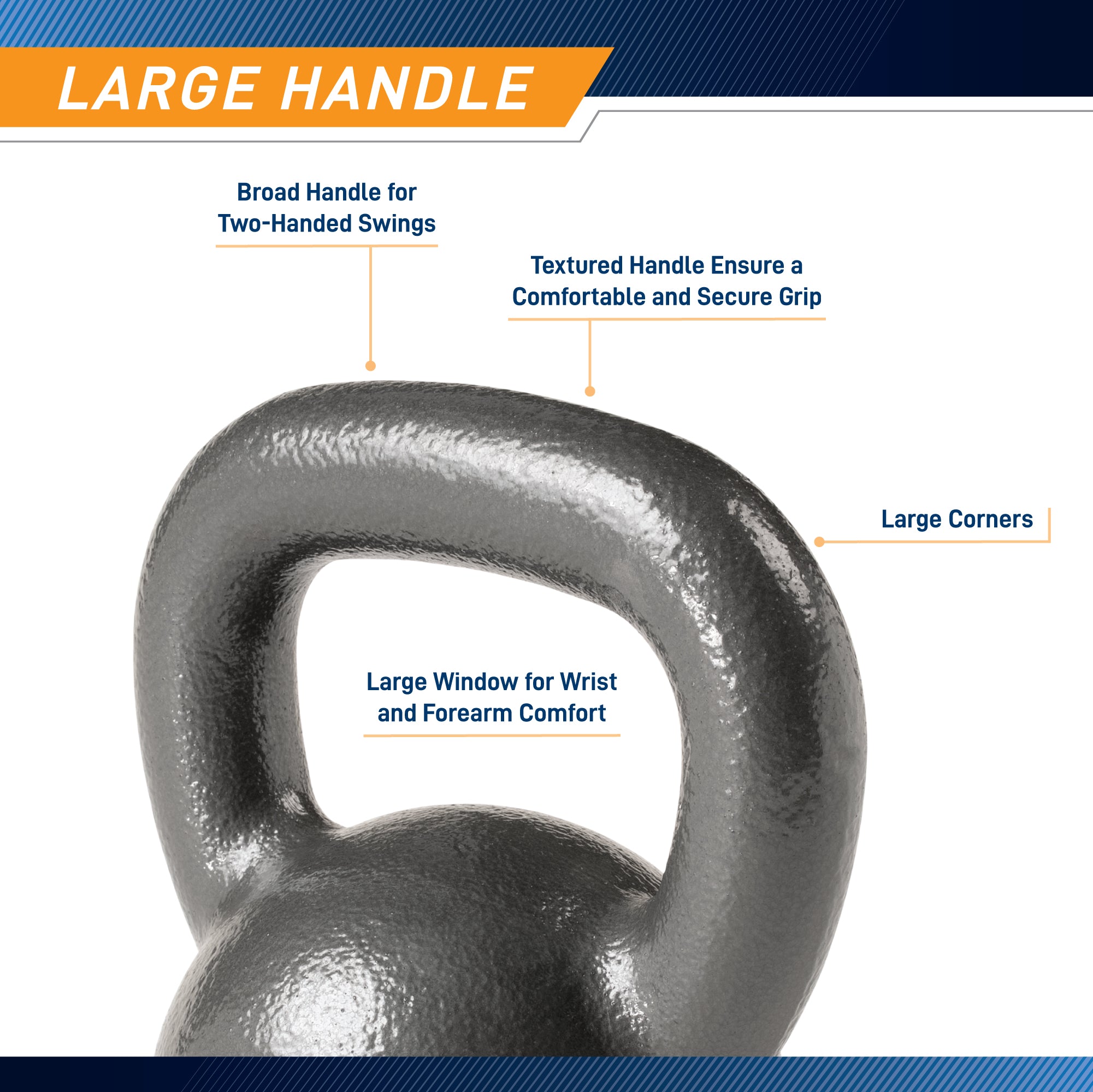 marcy-hkb-030-kettlebell-30-lbs-gusseisen-hammertone image 4