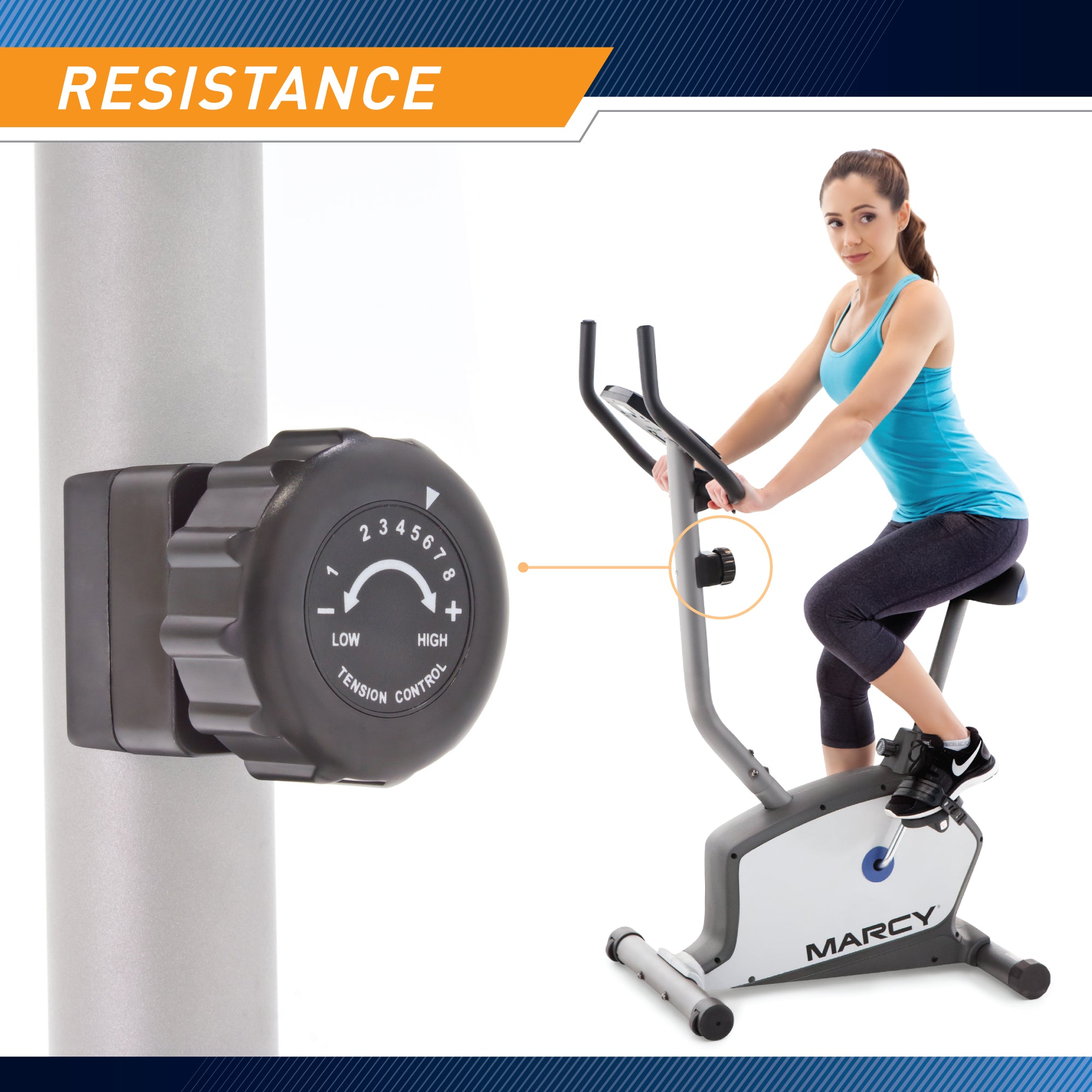 marcy-ns-1201u-heimtrainer-magnetbremse-8-stufen image 6