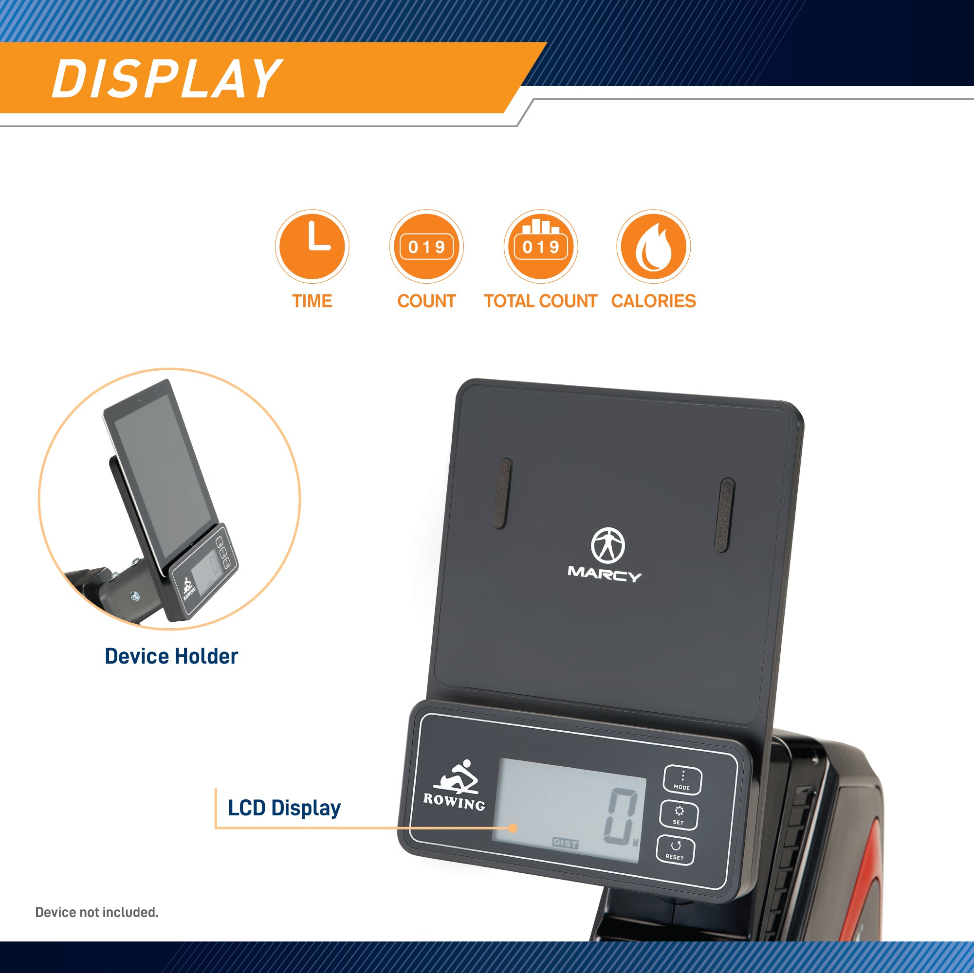 marcy-cardio-ns-6002re-ruderger-t-klappbar-magnet-lcd image 4