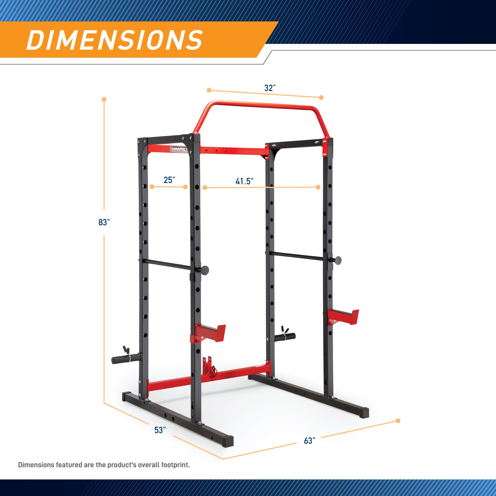marcy-sm-0562-power-cage-rack-klimmzug-ganzk-rper-verstellbar image 3