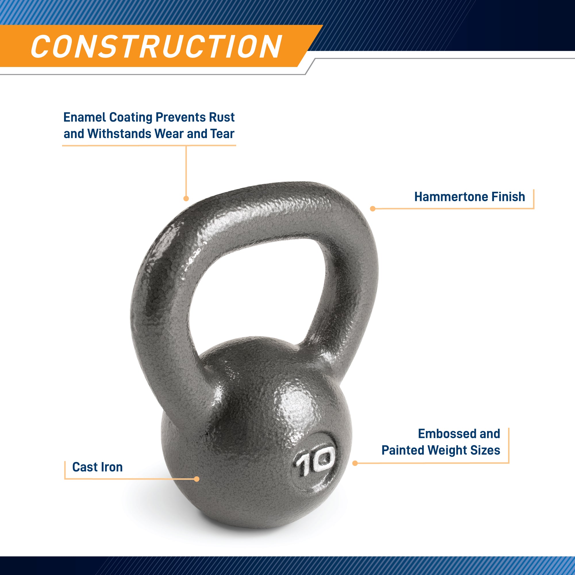 marcy-hkb-010-kettlebell-4-5-kg-gusseisen-hammertone image 6