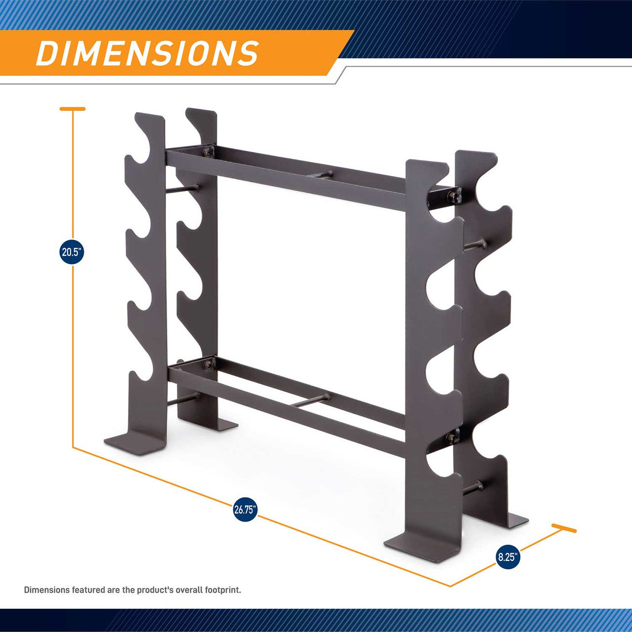 marcy-dbr-56-hantelablage-kompakt-stahl-schmal image 3