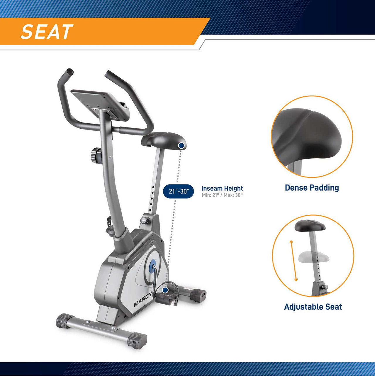 marcy-cardio-ns-40504u-heimtrainer-magnet-8-stufen-lcd image 6