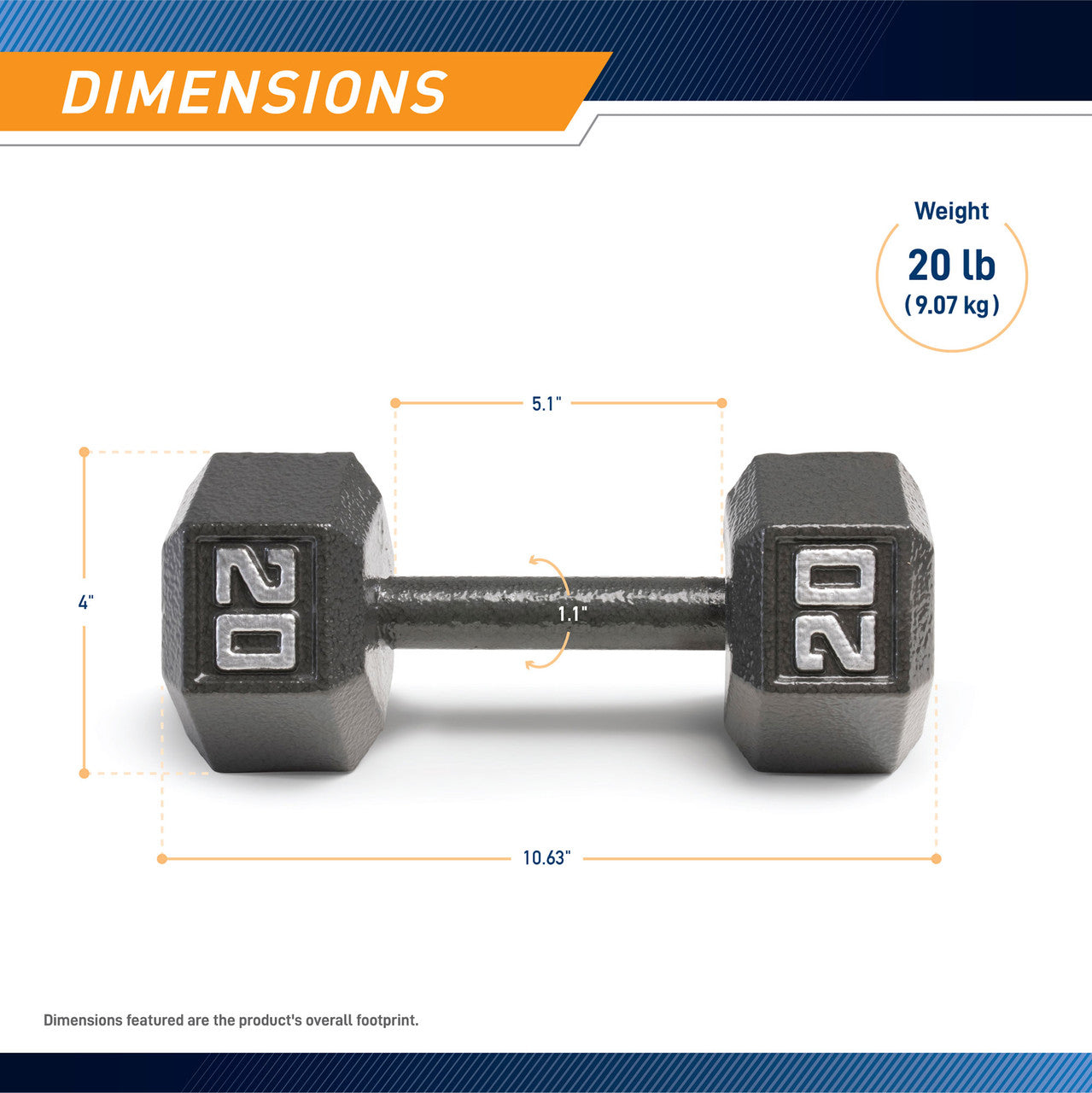 marcy-iv-2020-hex-kurzhantel-20-lbs-eisen-einzeln image 3