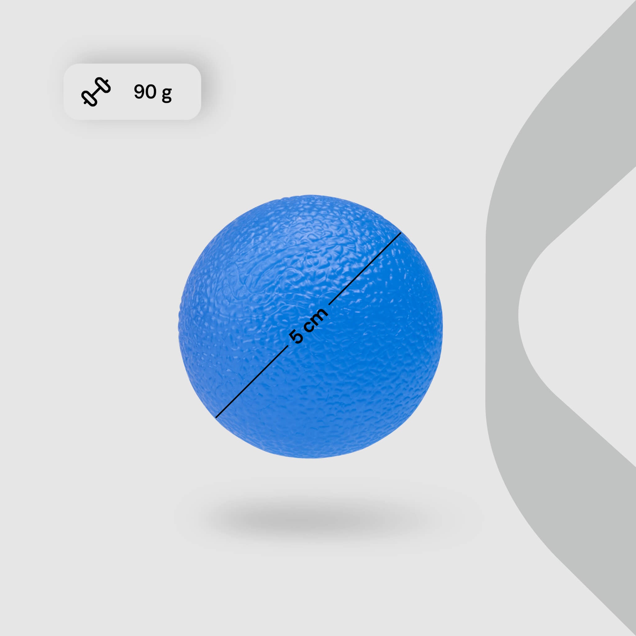deuser-physio-relax-ball-handtrainer-mittel-5-cm image 3