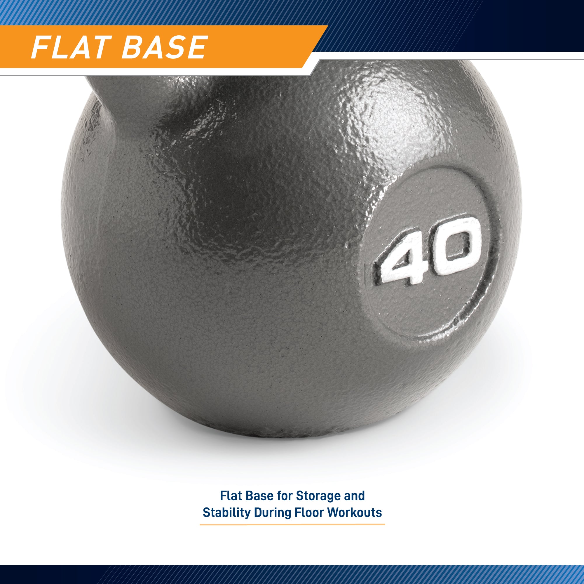 marcy-hkb-040-kettlebell-18-kg-gusseisen-hammerschlag image 5