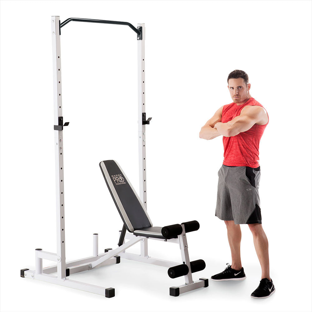 marcy-sm-5092-power-cage-mit-hantelbank-verstellbar image 2
