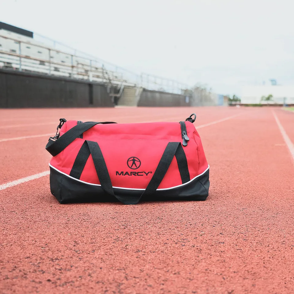 marcy-gym-duffel-bag-sporttasche-reisetasche-rot-18-zoll image 1