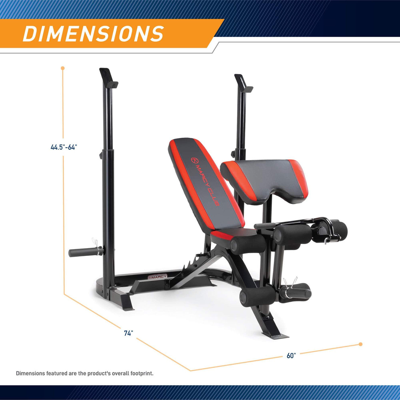 marcy-mkb-979-olympia-hantelbank-mit-beincurler image 3
