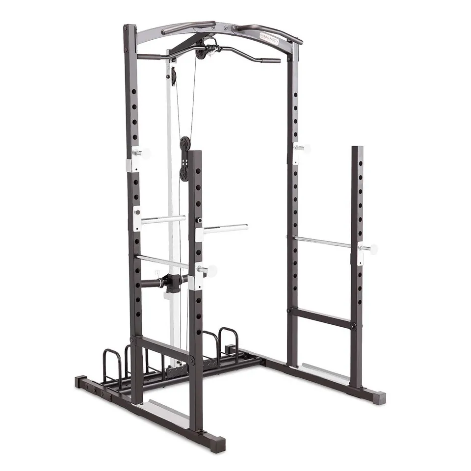 marcy-mwm-7041-cage-kraftstation-power-rack-mit-latzug image 1
