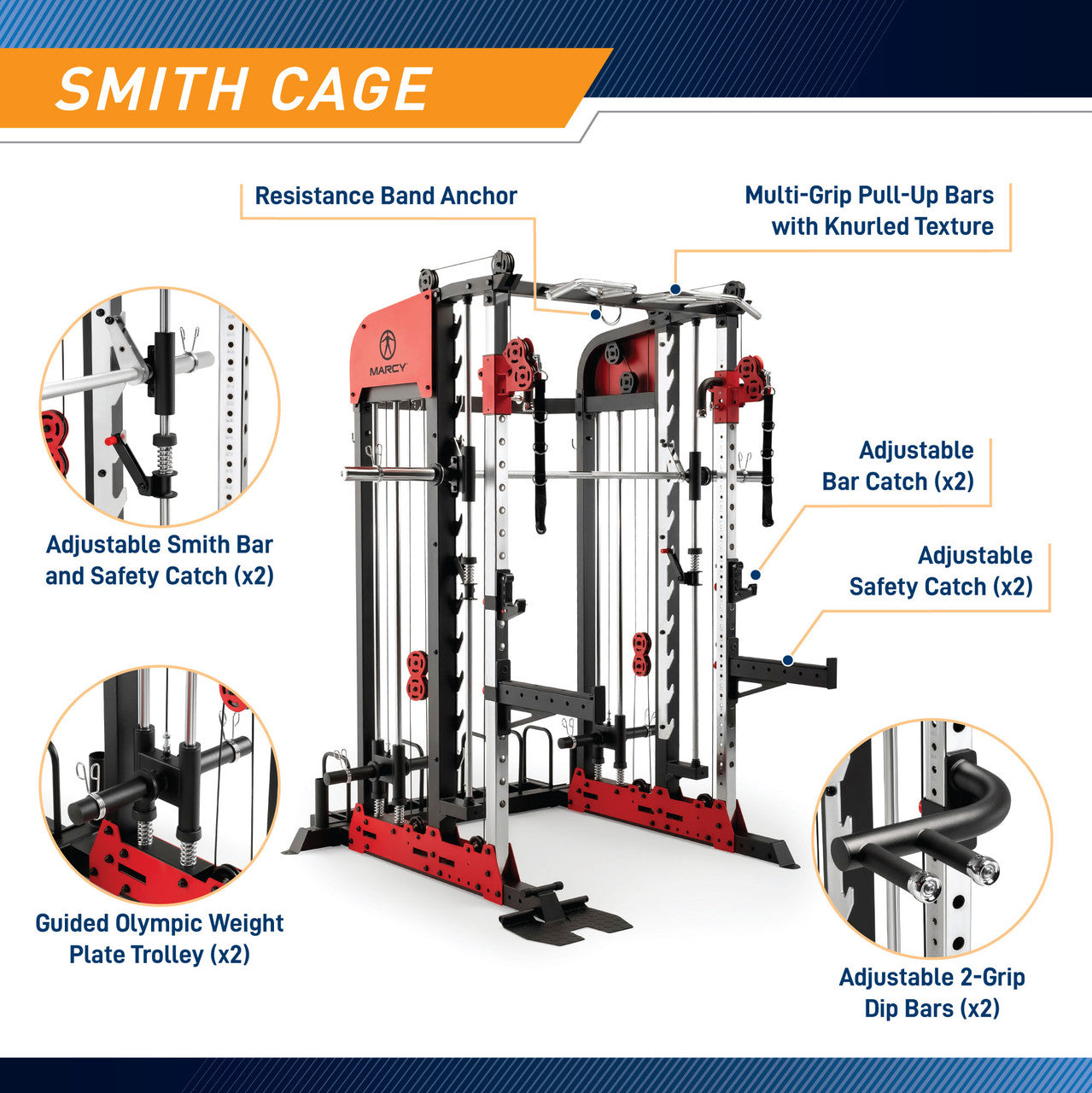 marcy-sm-7553-pro-smith-cage-kraftstation-multifunktion image 7