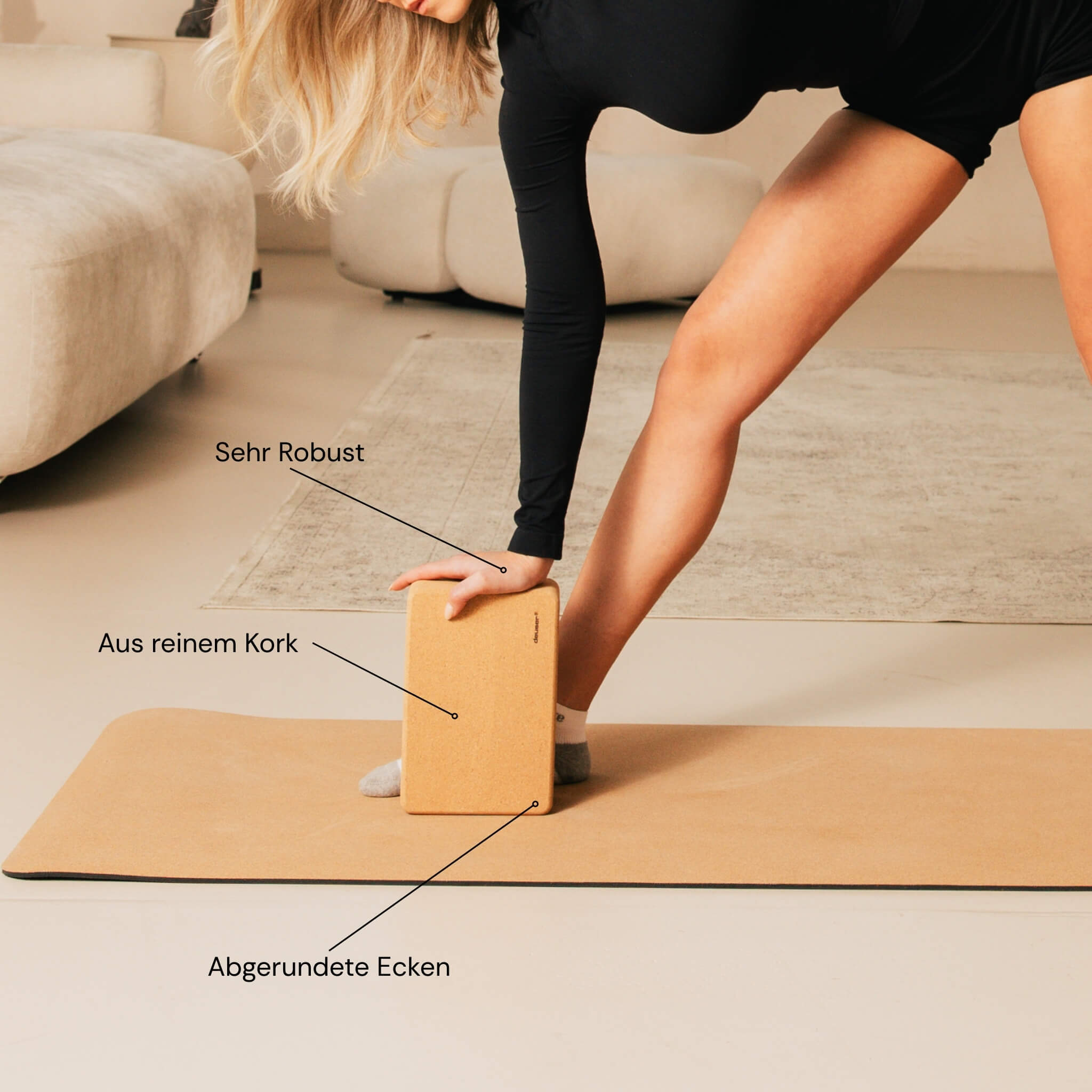 deuser-yoga-block-kork-yogablock-rutschfest-stabil image 2