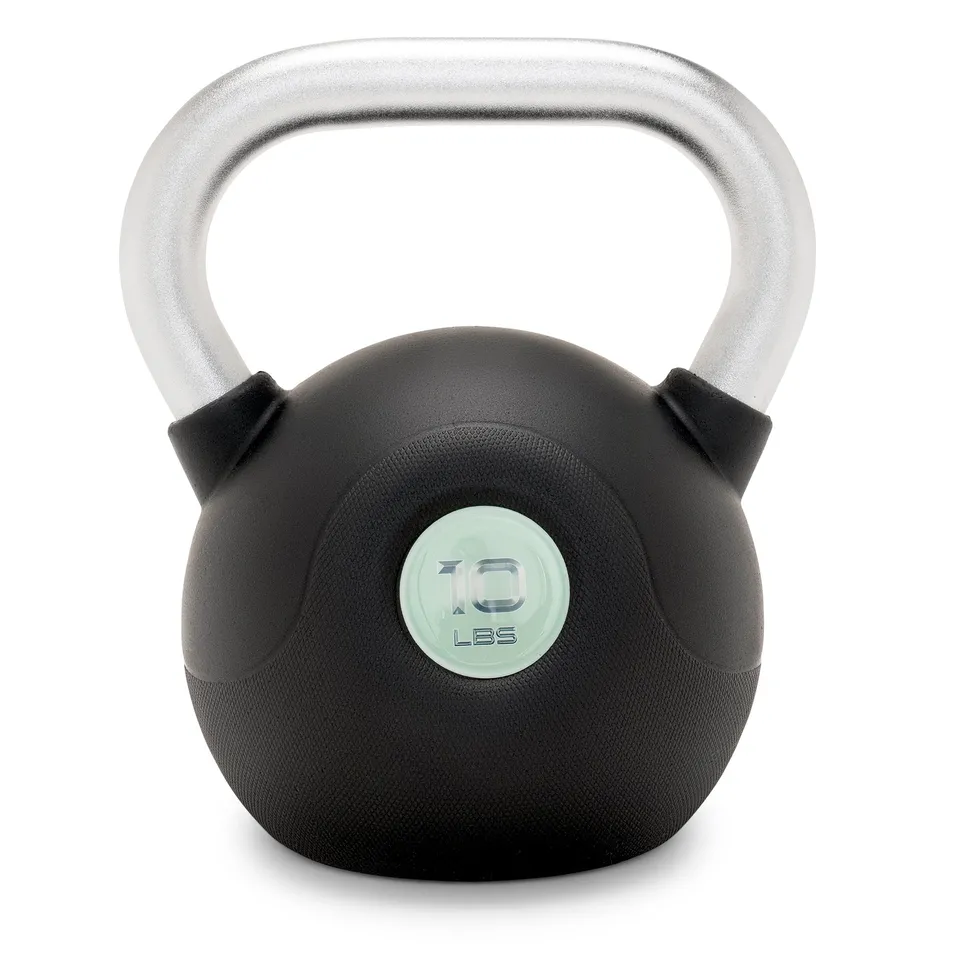 marcy-mckb-010-kettlebell-10-lbs-pu-gr-n-chromgriff image 1