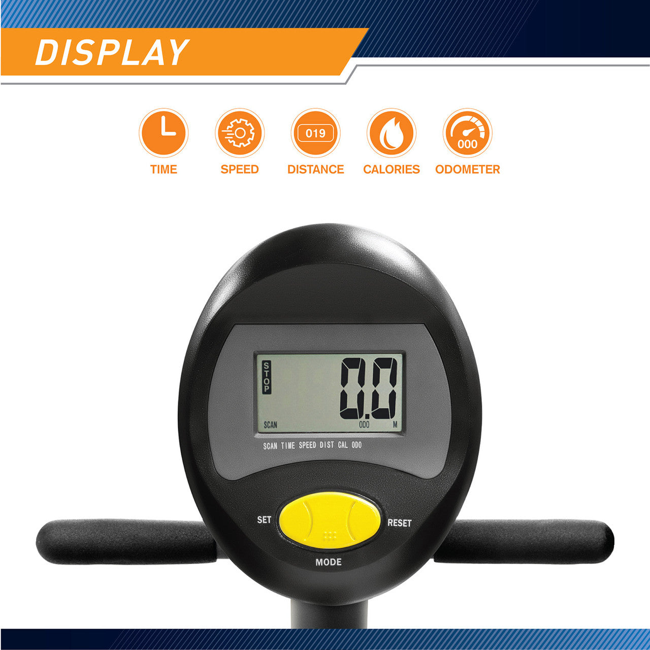 marcy-ns-716r-liegeergometer-magnet-8-stufen-display image 4