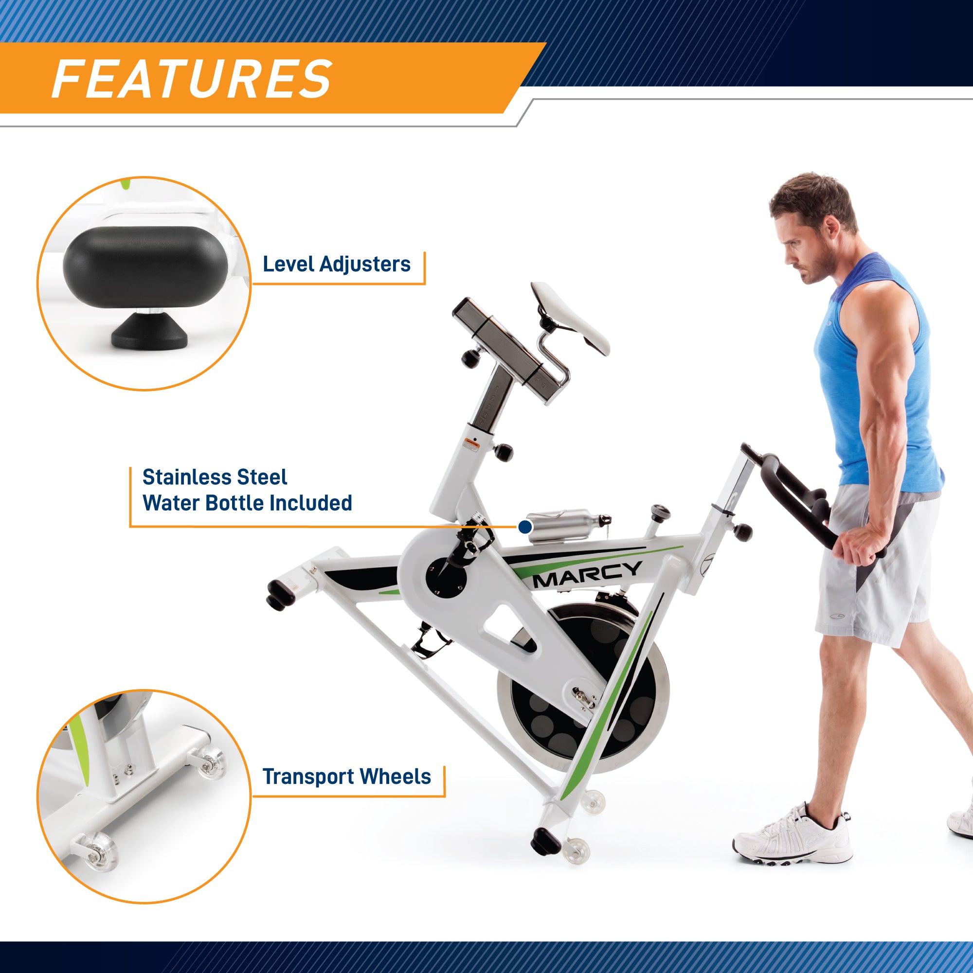 marcy-nsp-122-indoor-bike-heimtrainer-mit-widerstand image 7
