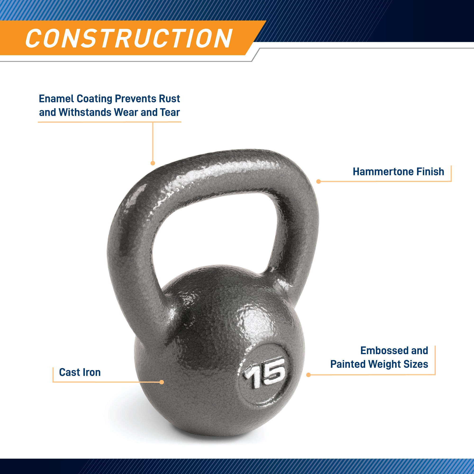 marcy-hkb-015-kettlebell-6-8kg-gusseisen-hammertone image 6