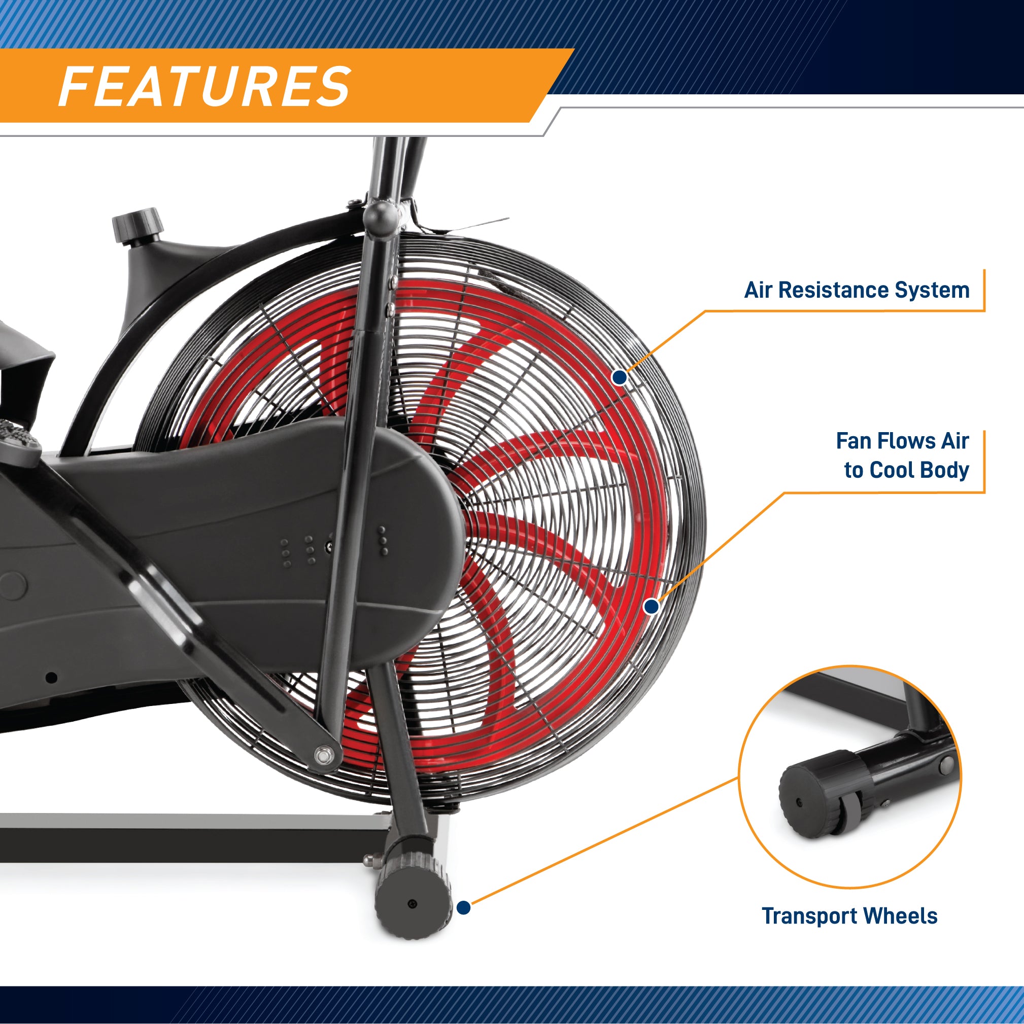 marcy-ns-1000-air-bike-heimtrainer-mit-luftwiderstand-lcd image 6