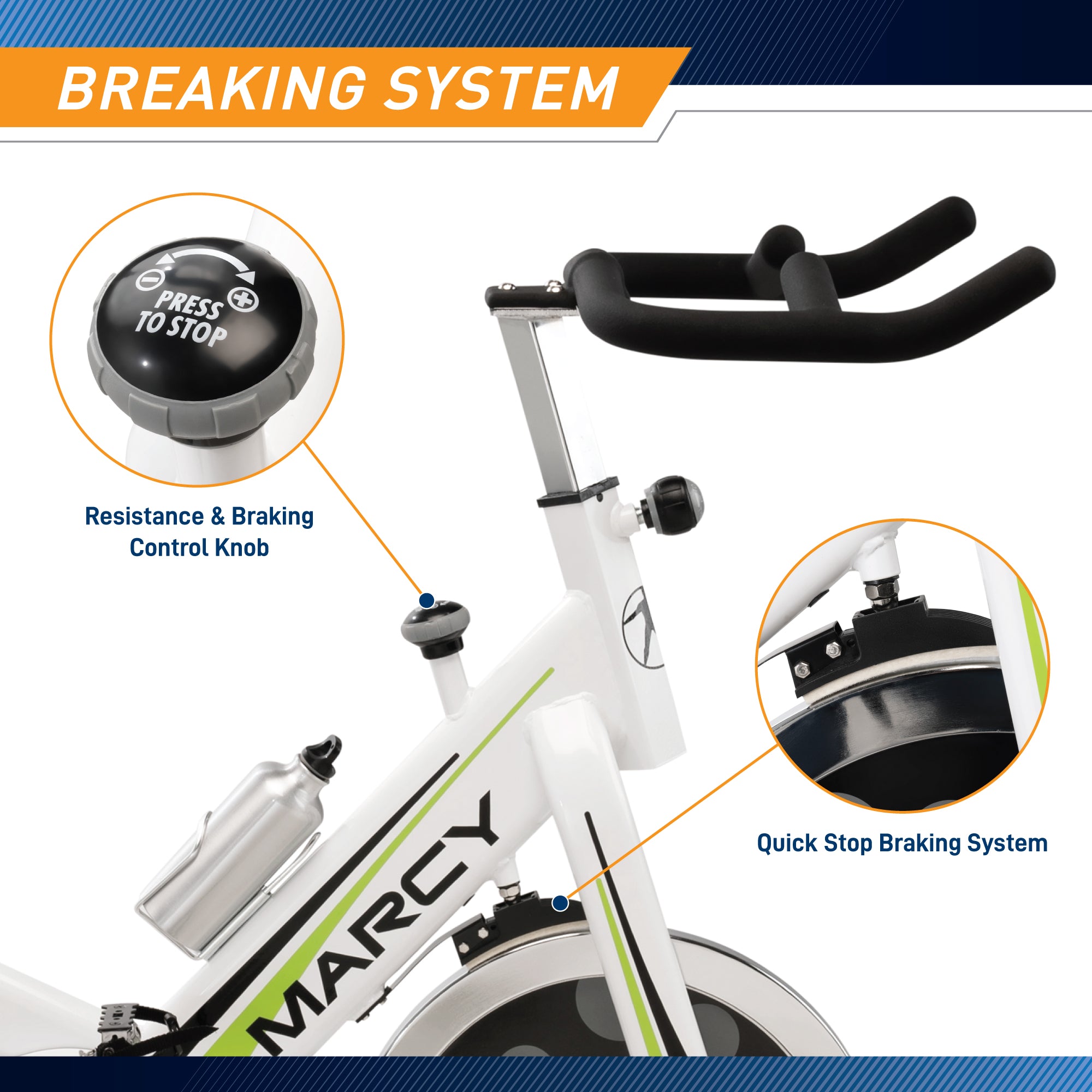 marcy-nsp-122-indoor-bike-heimtrainer-mit-widerstand image 4