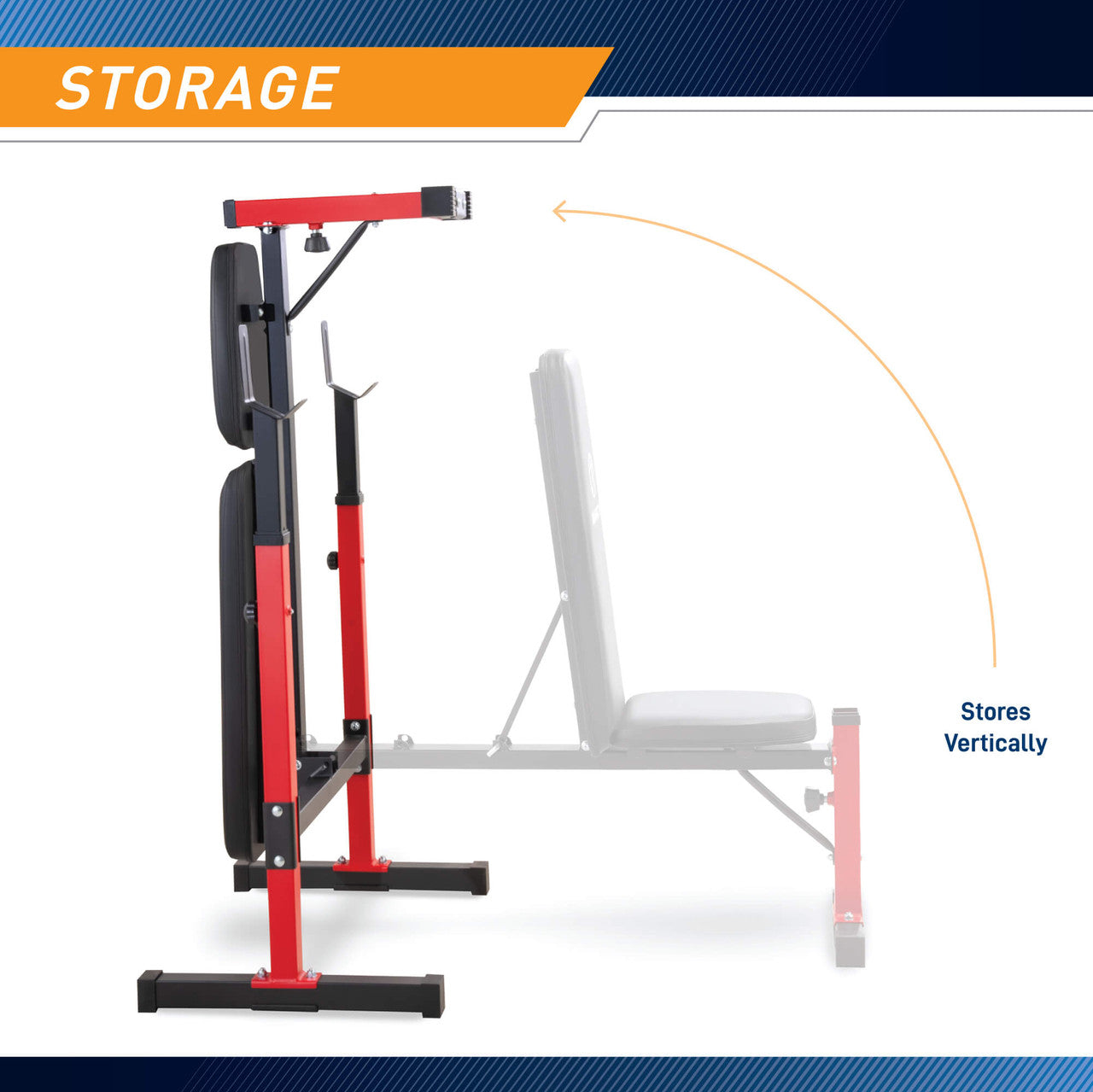 marcy-mwb-5511-hantelbank-verstellbar-klappbar-standard image 6