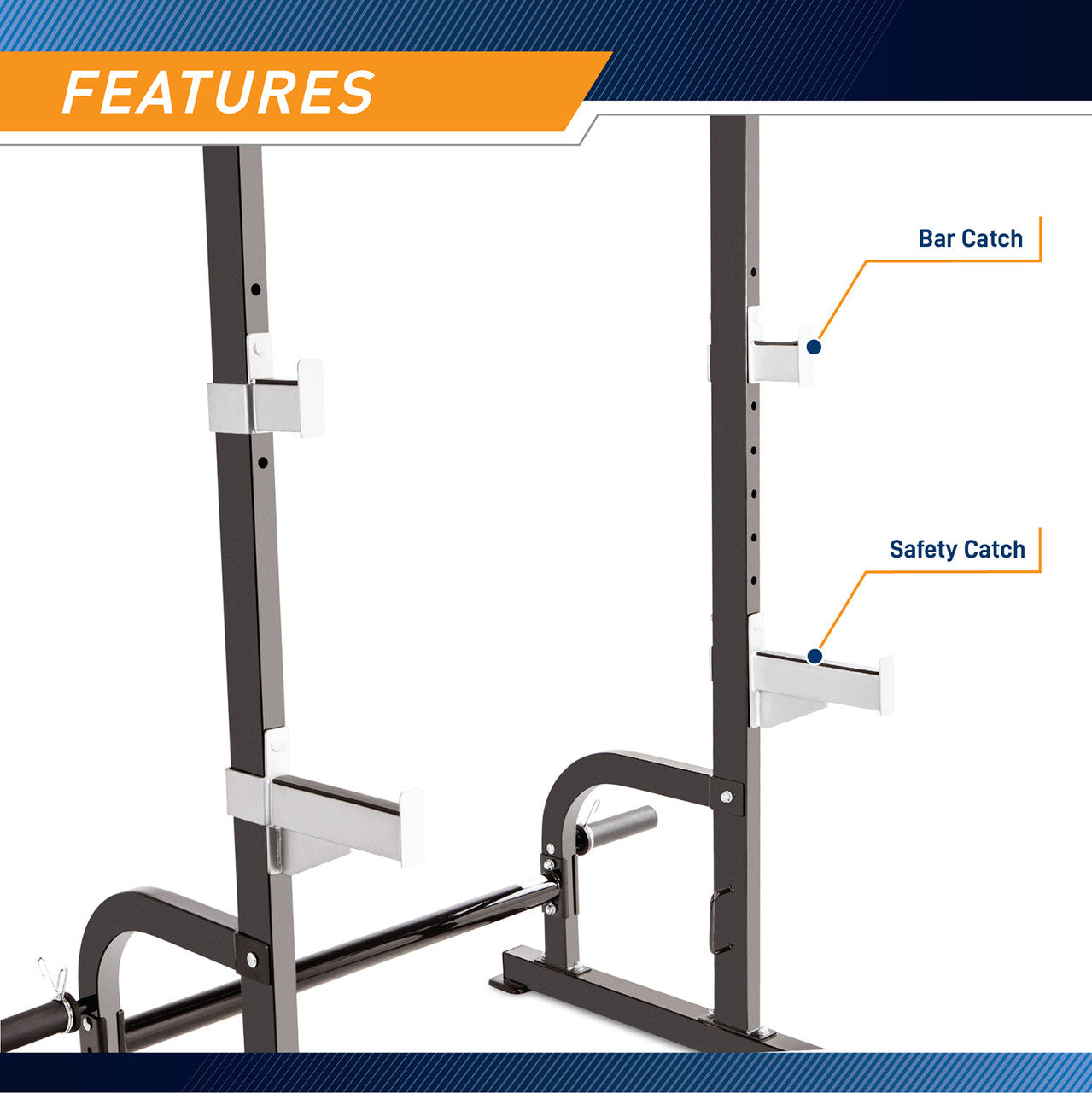 marcy-sm-8117-squat-rack-power-rack-mit-klimmzugstange image 6