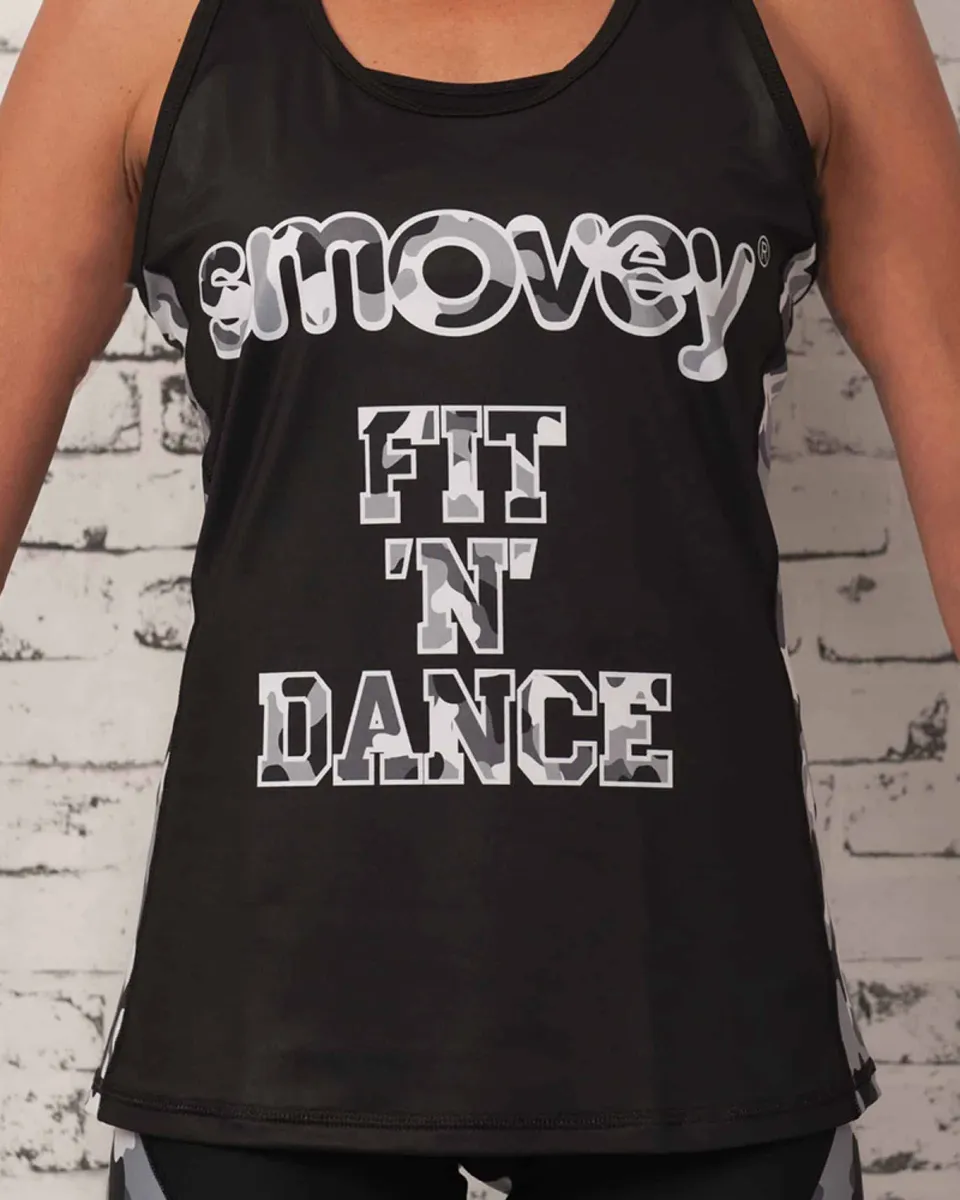 smovey-fitness-top-moro-camouflage-damen-sporttop-schwarz image 1