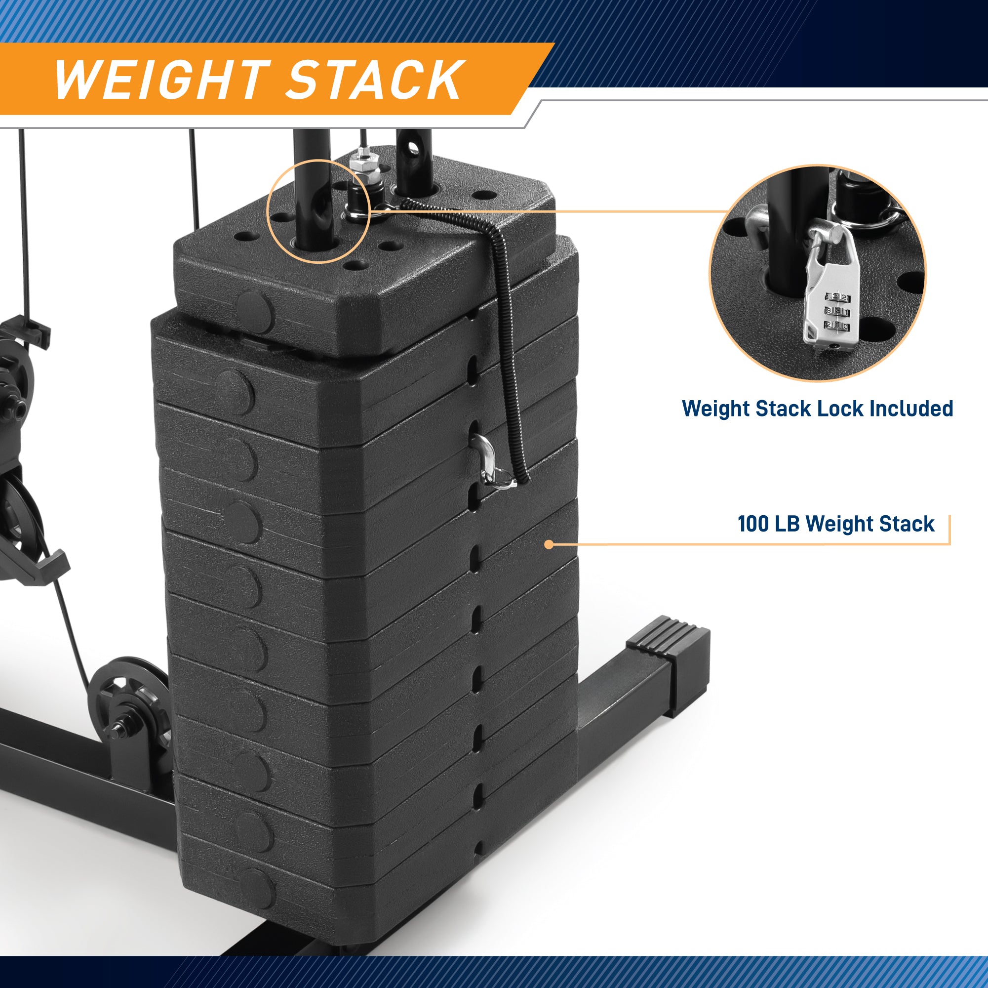marcy-mkm-81030-kraftstation-45-kg-home-gym-seilzug image 5