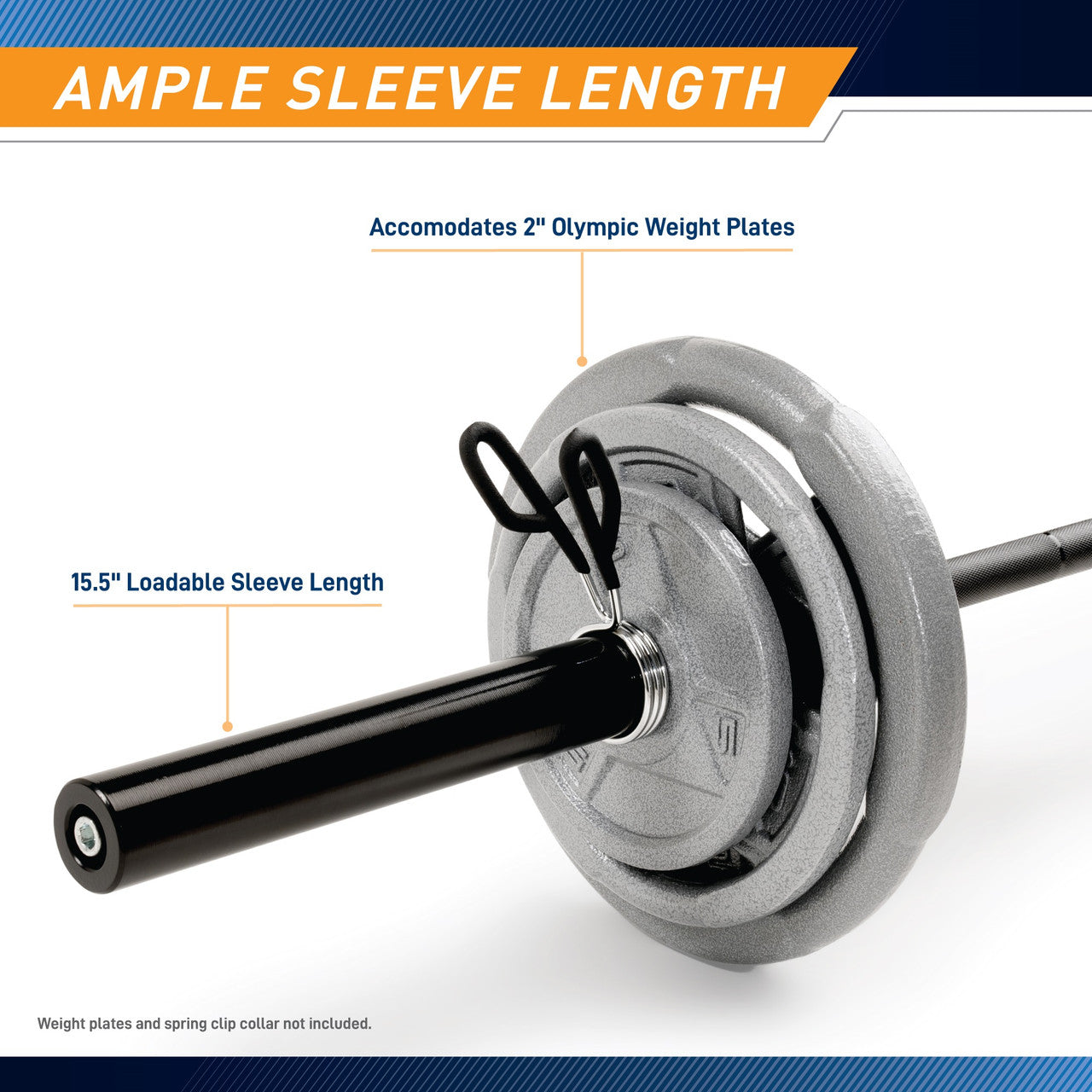 marcy-trb-84-langhantelstange-213cm-30lbs-olympia image 4