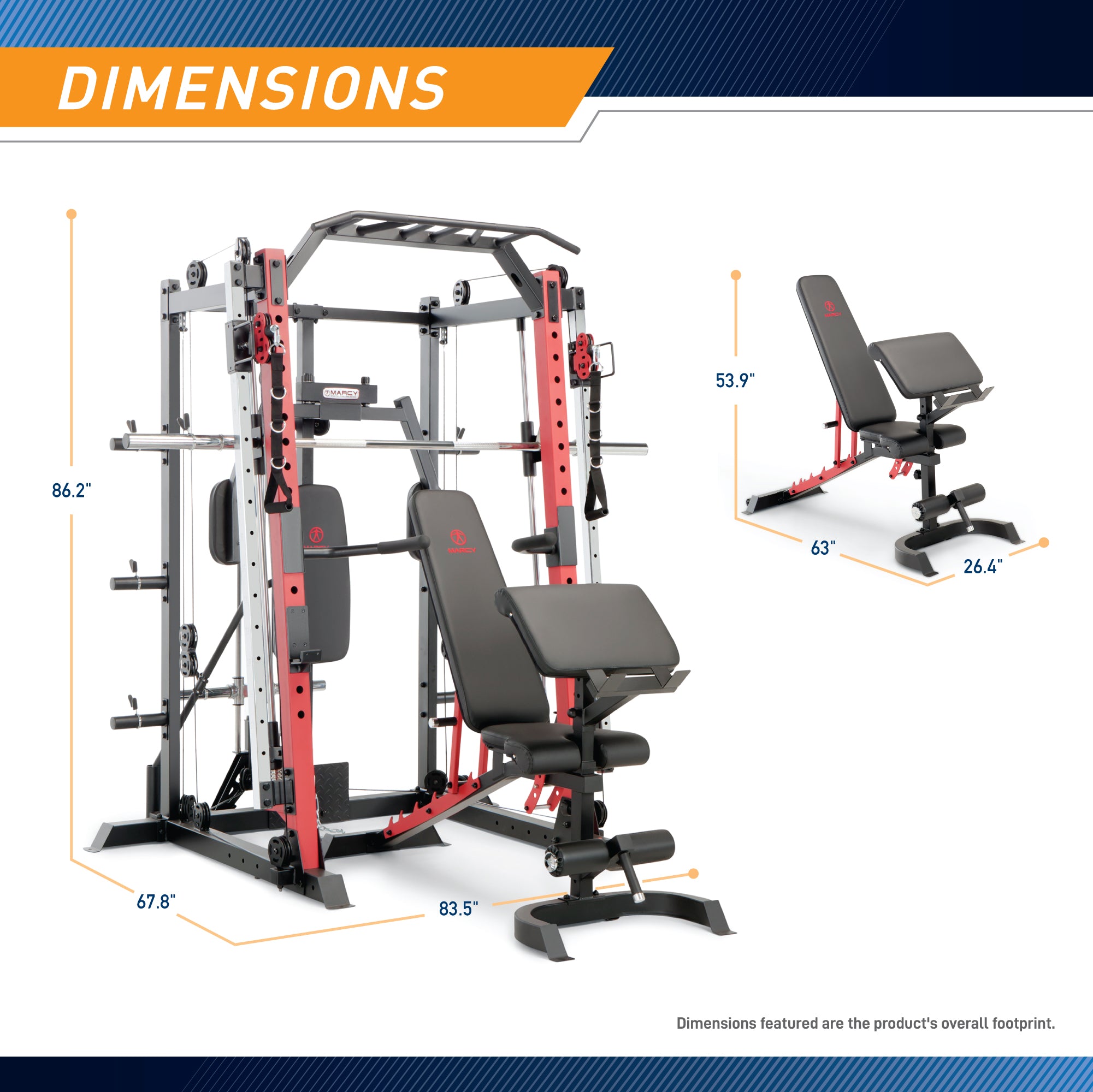 marcy-sm-4033-smith-machine-kraftstation-mit-klimmzugstange image 3