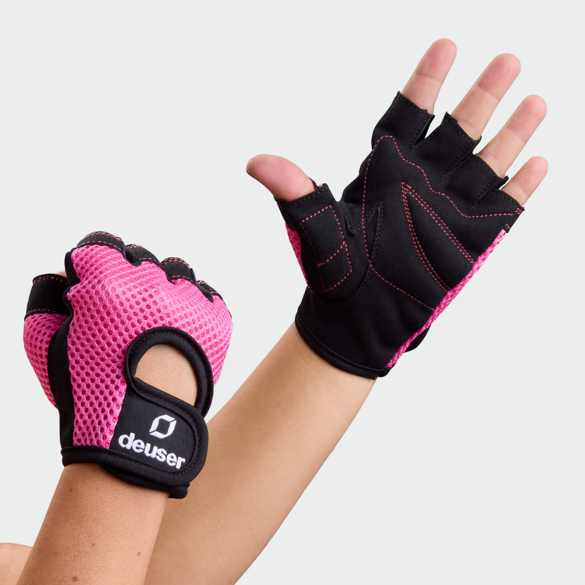 deuser-expander-lady-pink-trainingshandschuh-damen-m-gepolstert image 1