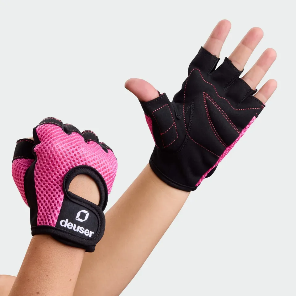 deuser-expander-lady-pink-trainingshandschuh-damen-m-gepolstert image 1