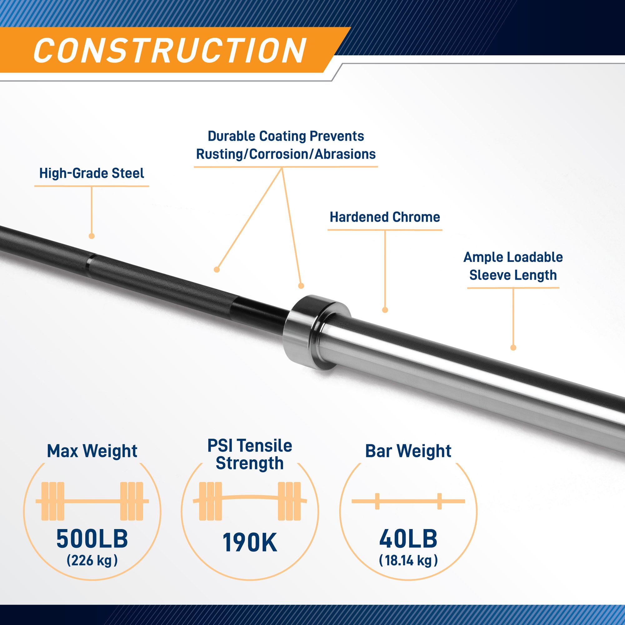marcy-weights-and-bars-bp-250-hantelset-250lbs-mit-stange image 6