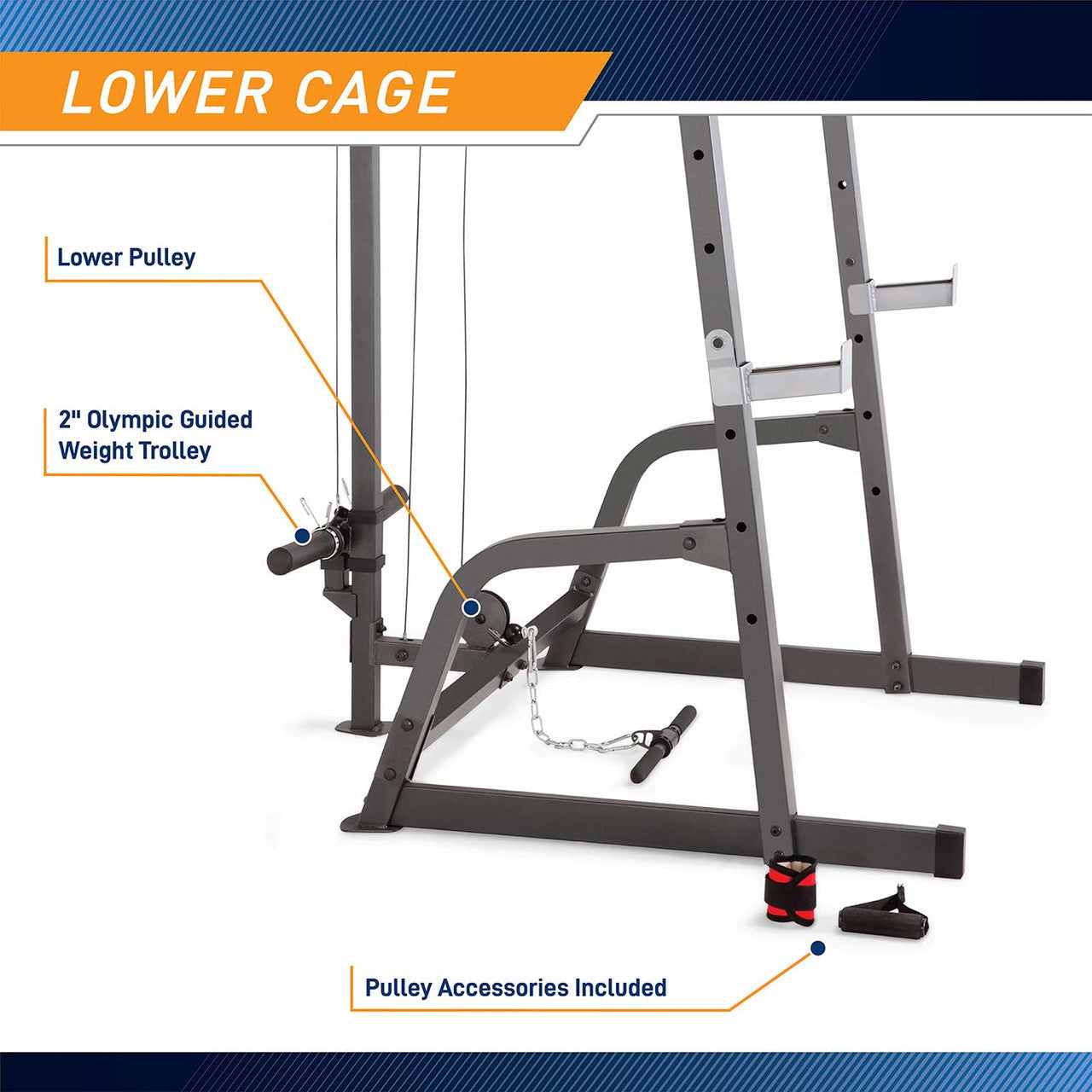 marcy-pm-5108-power-cage-mit-hantelbank-all-in-one image 5