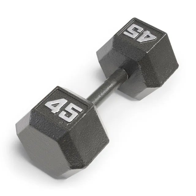 marcy-weights-and-bars-iv-2045-kurzhantel-45lbs-eisen-sechskant image 1