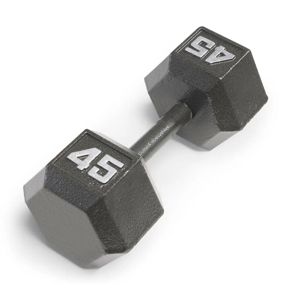 marcy-weights-and-bars-iv-2045-kurzhantel-45lbs-eisen-sechskant image 1