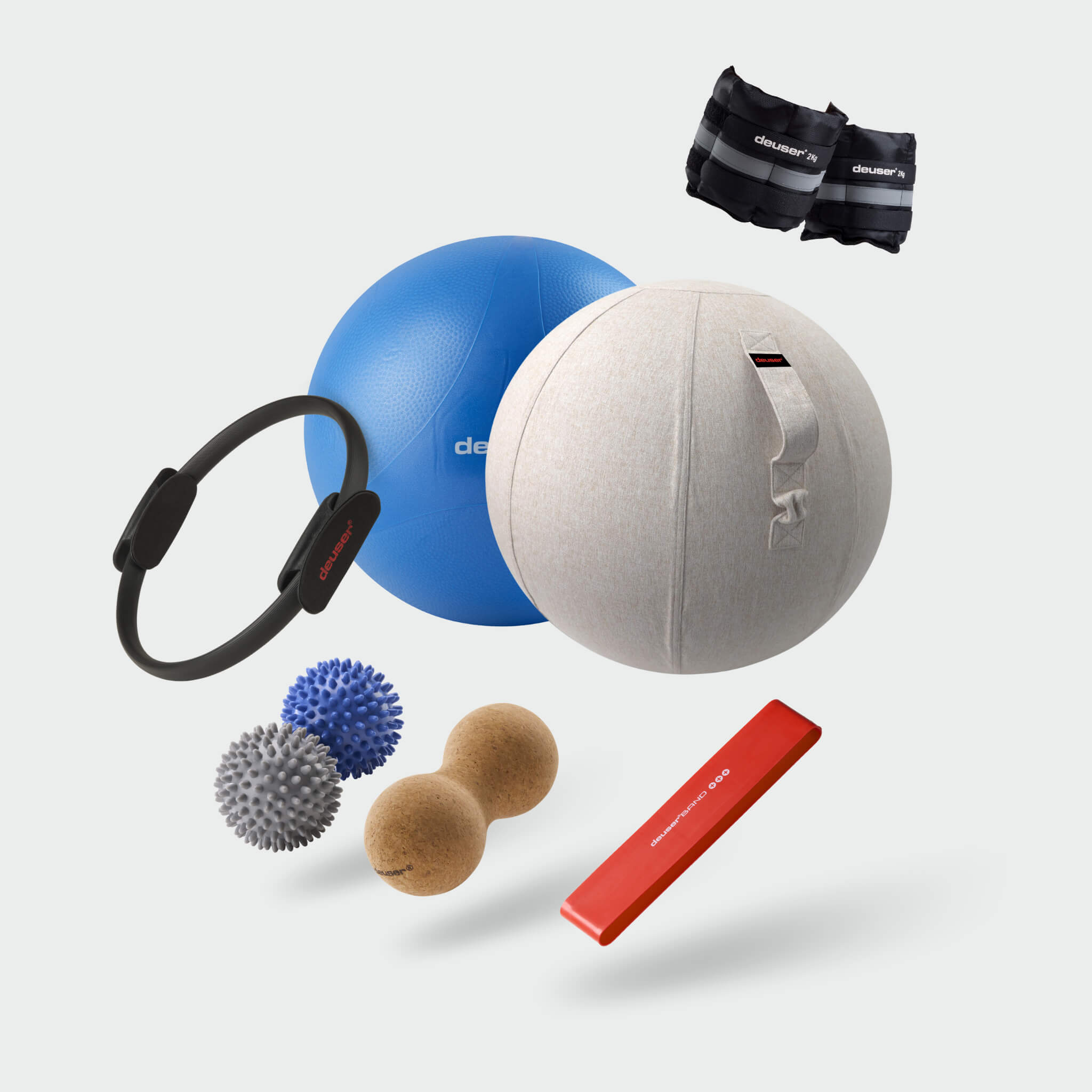 deuser-deuser-band-set-f-r-mehr-muskeln-mit-gymnastikball image 1