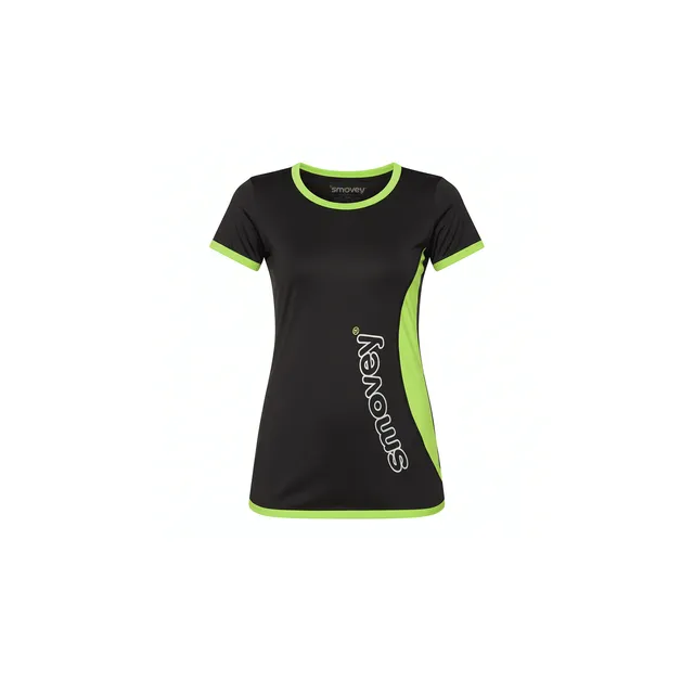 smovey-bekleidung-fitness-shirt-fitness-shirt-damen-schwarz-gr-n image 1