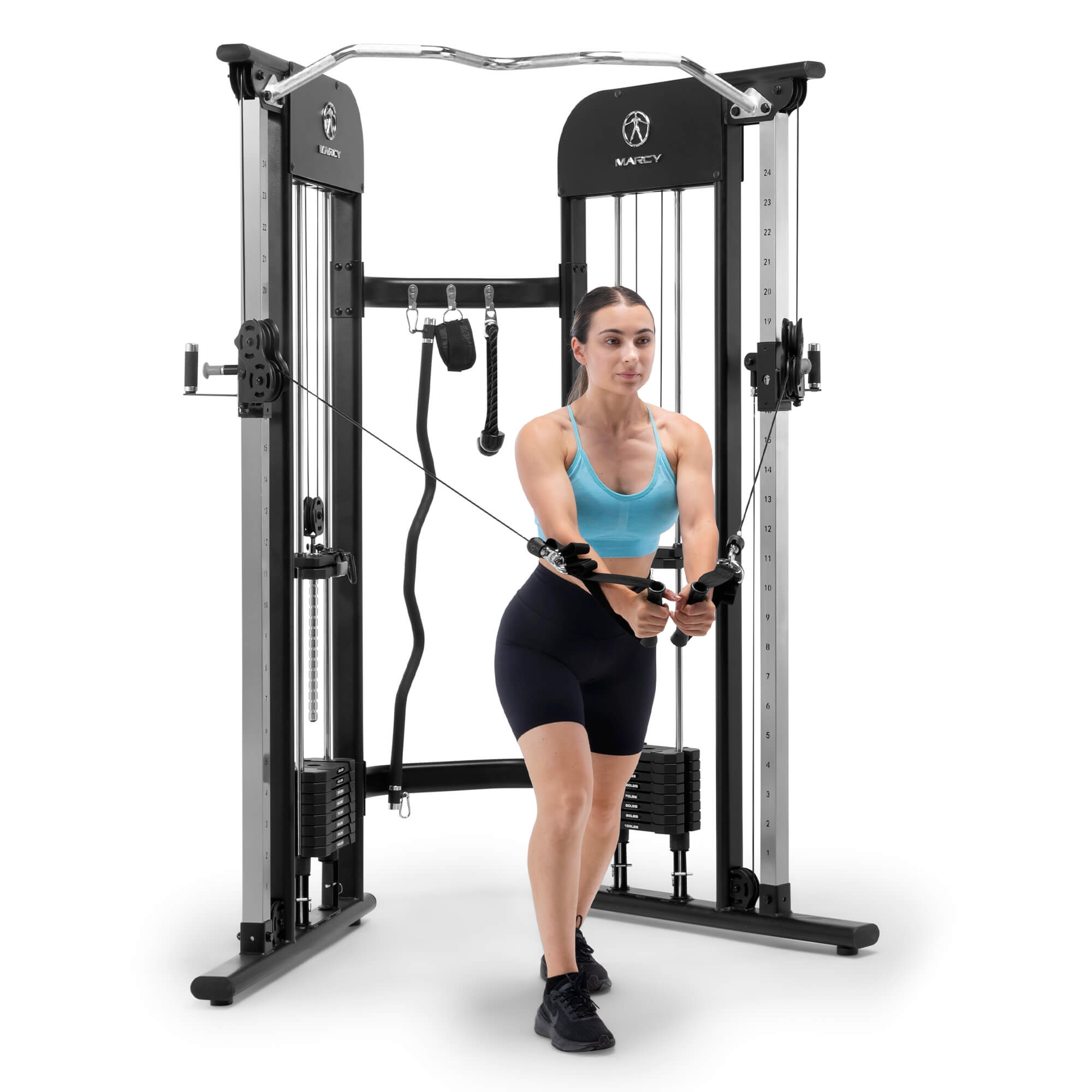 marcy-mft-942-functional-trainer-kabelzug-2x100-lbs image 2